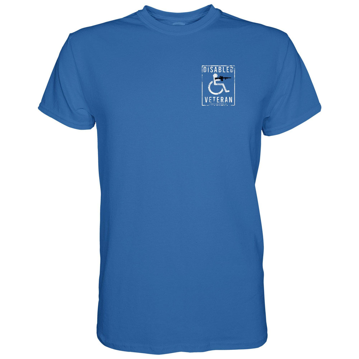 Disabled Veteran Handicap Men's T-Shirt From Combat Iron Apparel