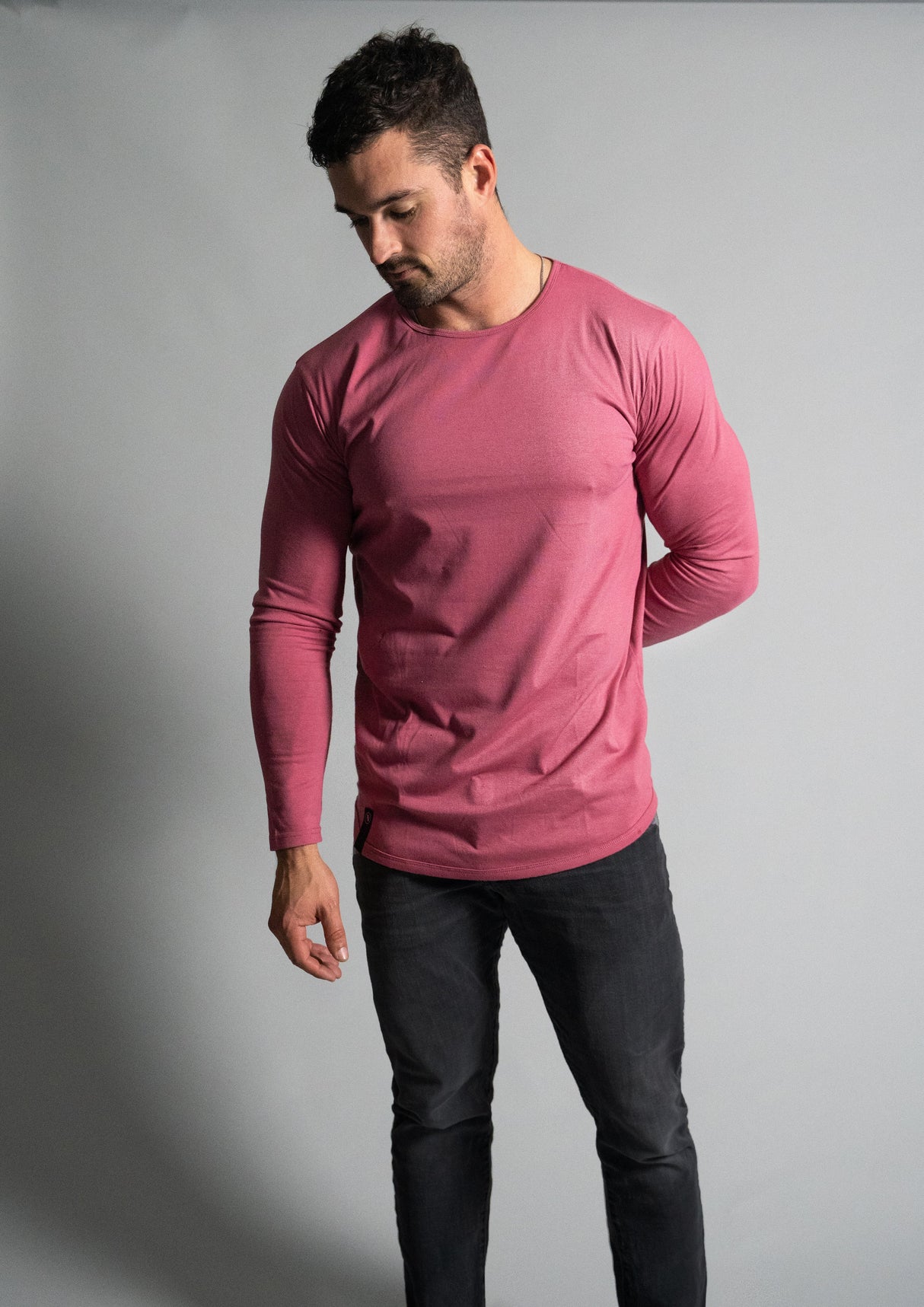 L/S Curved Hem from Ten/10 Apparel
