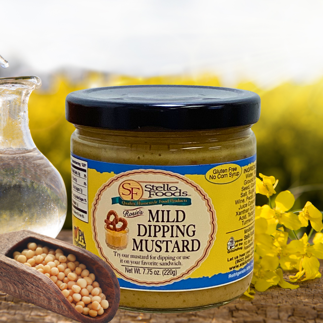 Stello Foods - Rosie's Mild Dipping Mustard 7.75 oz from Stello Foods