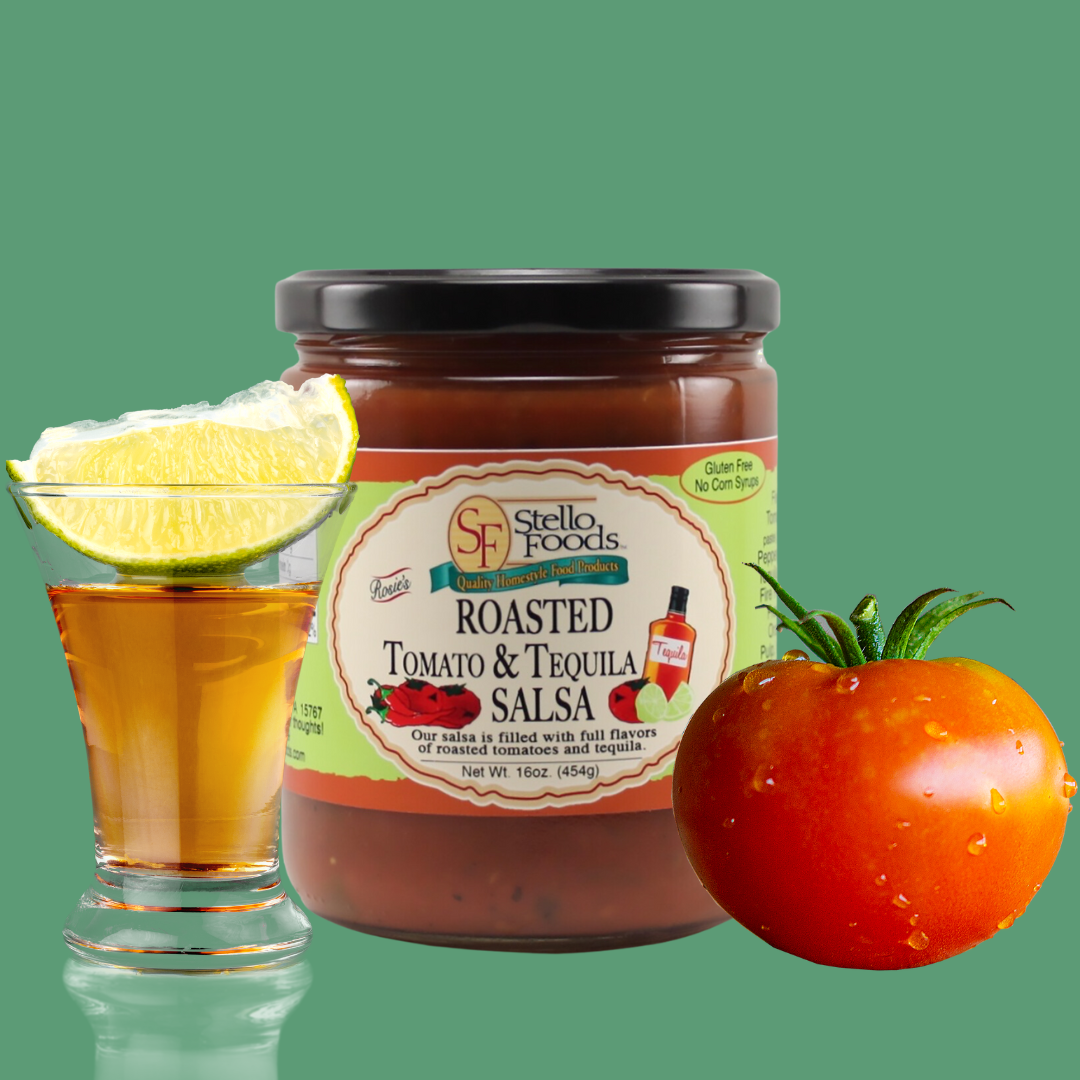 Stello Foods - Rosie's Roasted Tomato & Tequila Salsa 16 oz from Stello Foods
