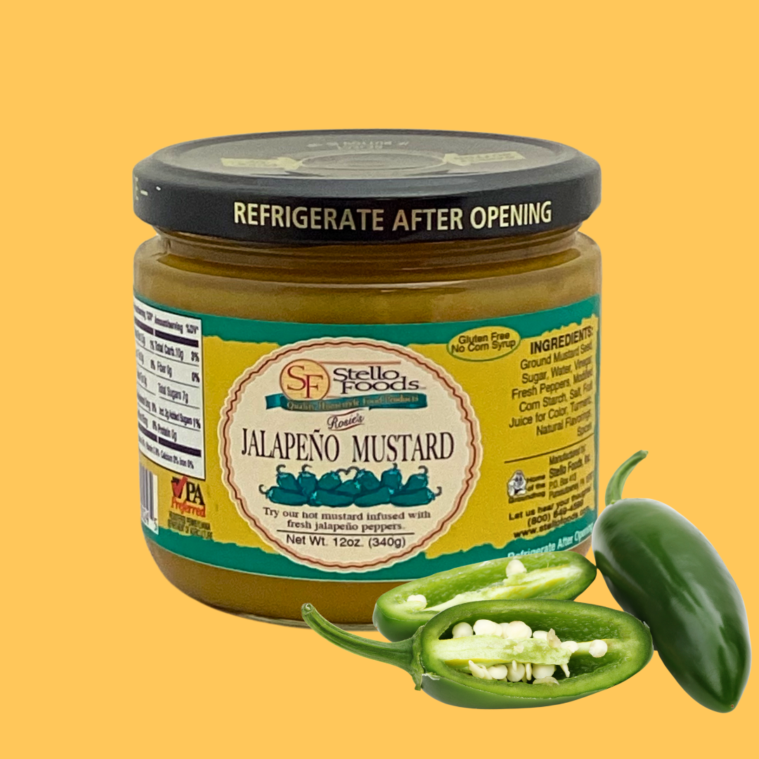Stello Foods - Rosie's Jalapeños Mustard 12 oz from Stello Foods