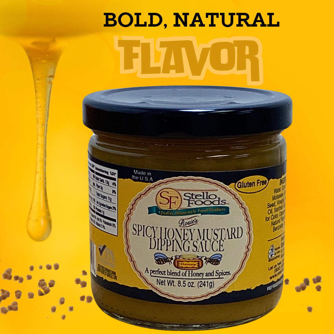 Stello Foods - Rosie's Spicy Honey Mustard Dipping Sauce 7.75 oz from Stello Foods