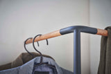 Corner Leaning Coat Hanger (63" H)  - Steel + Wood from Yamazaki Home