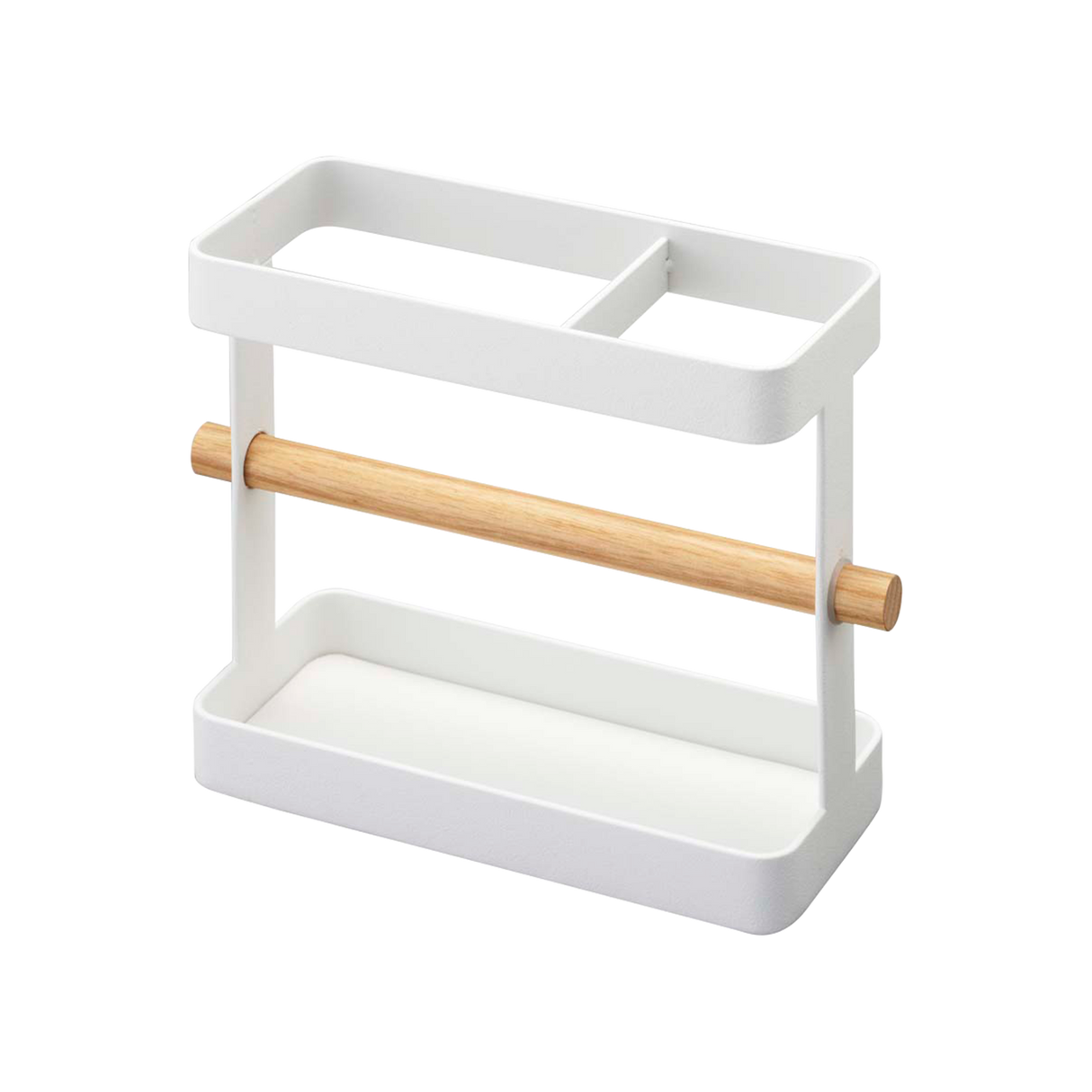 Utensil Holder - Steel + Wood from Yamazaki Home