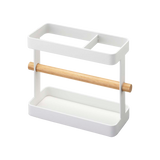 Utensil Holder - Steel + Wood from Yamazaki Home