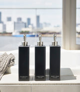 Rectangle Dispenser Bundle - Shampoo, Conditioner, and Body Soap from Yamazaki Home