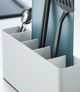 Utensil & Thin Cutting Board Holder - Steel from Yamazaki Home