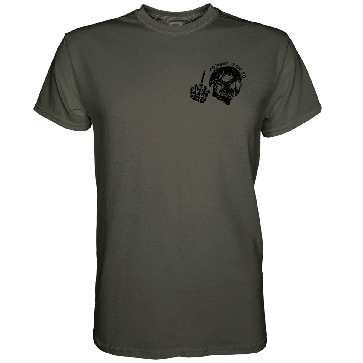 Fuck What They Think Skull Men's T-Shirt From Combat Iron Apparel
