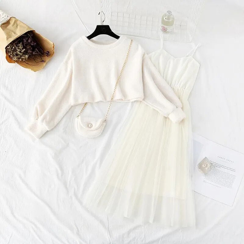 Two Piece Crop Top/Dress From Kawaii Stop