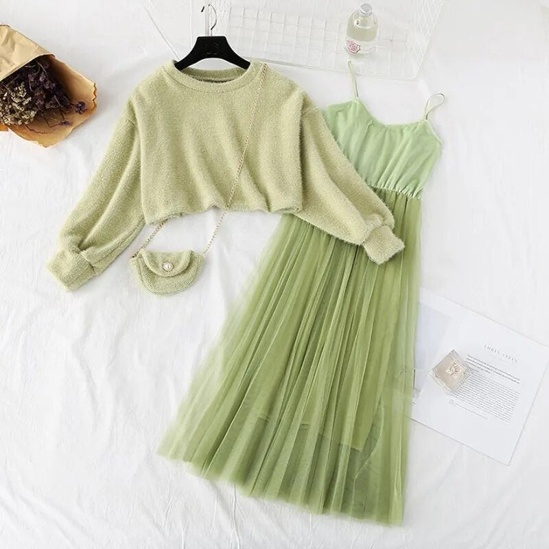 Two Piece Crop Top/Dress From Kawaii Stop