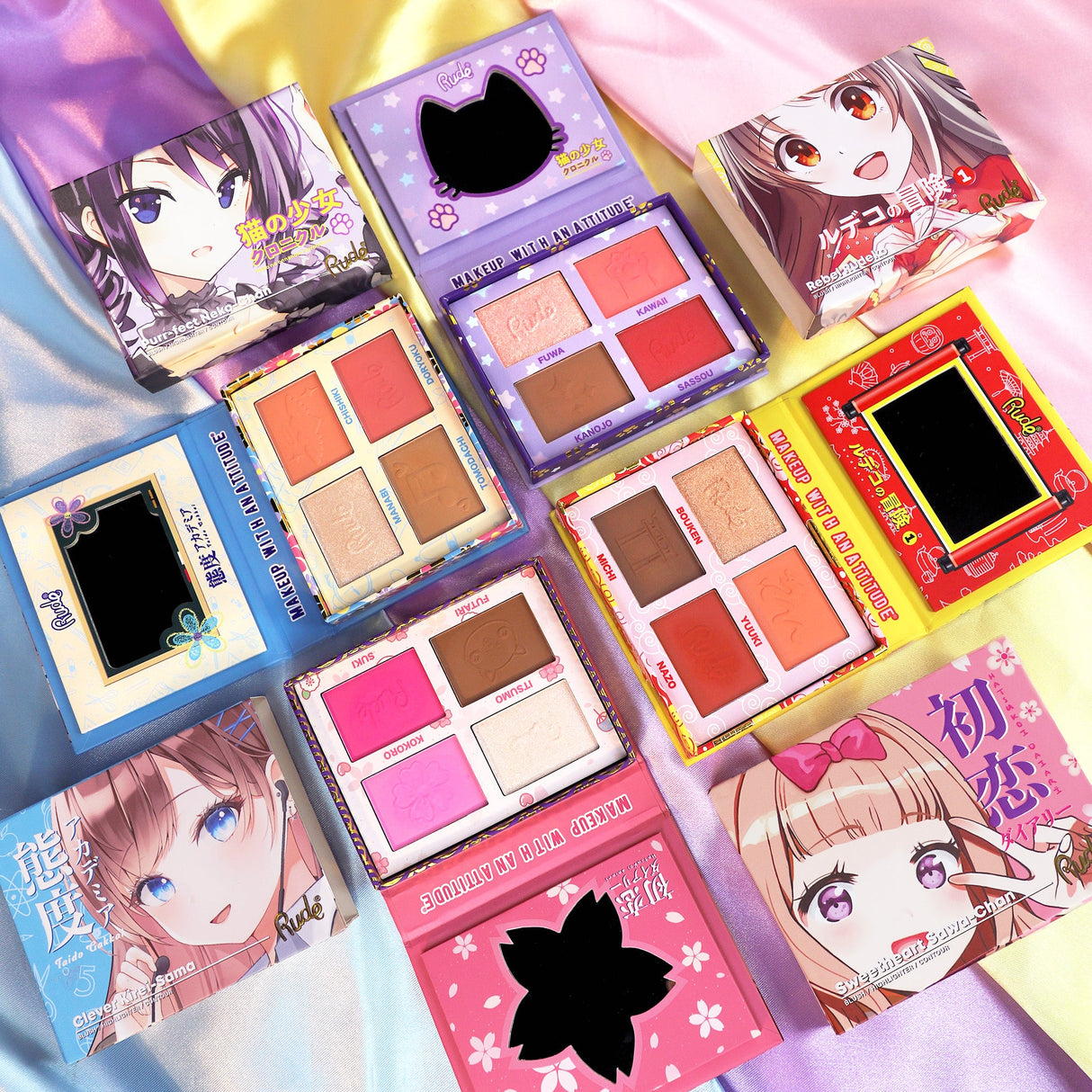 Manga Face Palette from Rude Cosmetics