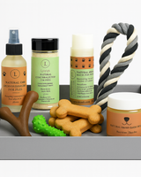 Pet Pampering Gift Box -All-Natural Pet Wellness Kit – Soothing Balms & Herbal Coat Powder from Lizush
