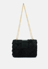 Furry Mini Sling Bag from London Rag International