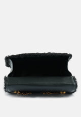 Furry Mini Sling Bag from London Rag International