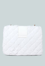 Furry Mini Sling Bag from London Rag International