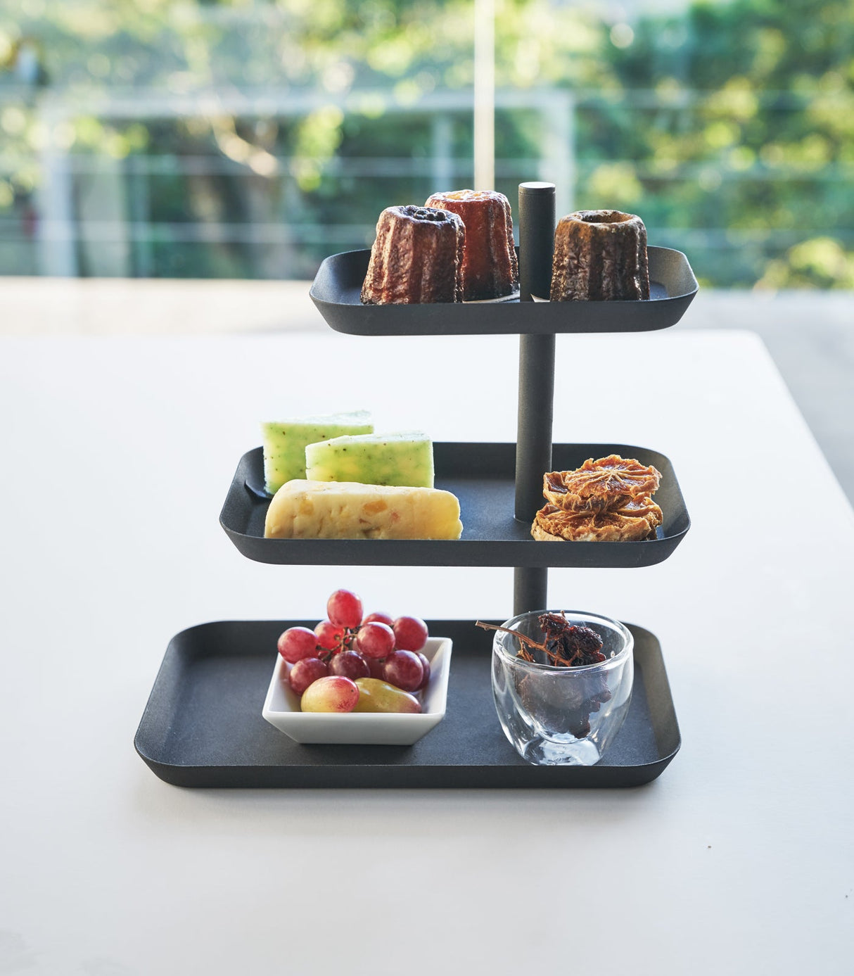 Serving Stand - Steel from Yamazaki Home