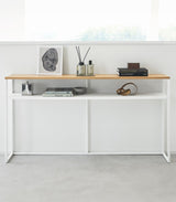 Long Console Table - Two Styles - Steel from Yamazaki Home