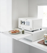 Countertop Drawer with Pull-Out Shelf - Steel from Yamazaki Home