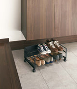 Rolling Shoe Rack (9" H)  - Steel from Yamazaki Home