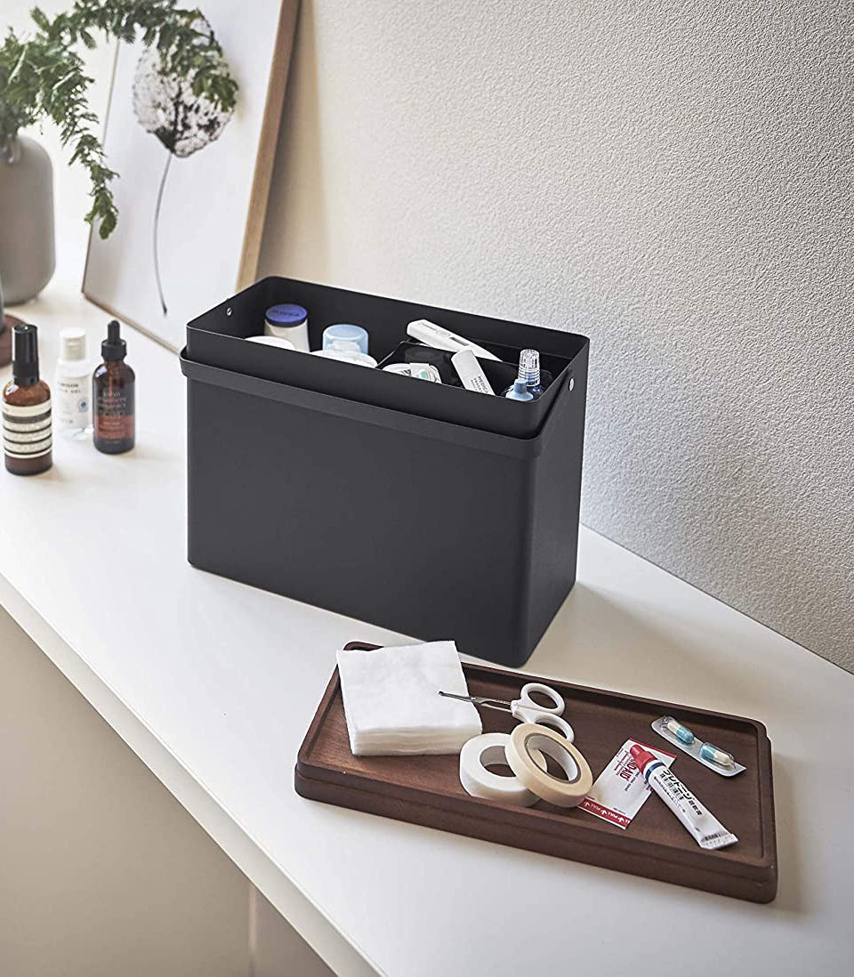 Odds-and-Ends Organizer - Steel + Wood from Yamazaki Home