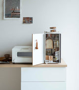Bread Box - Two Styles - Steel + Wood from Yamazaki Home