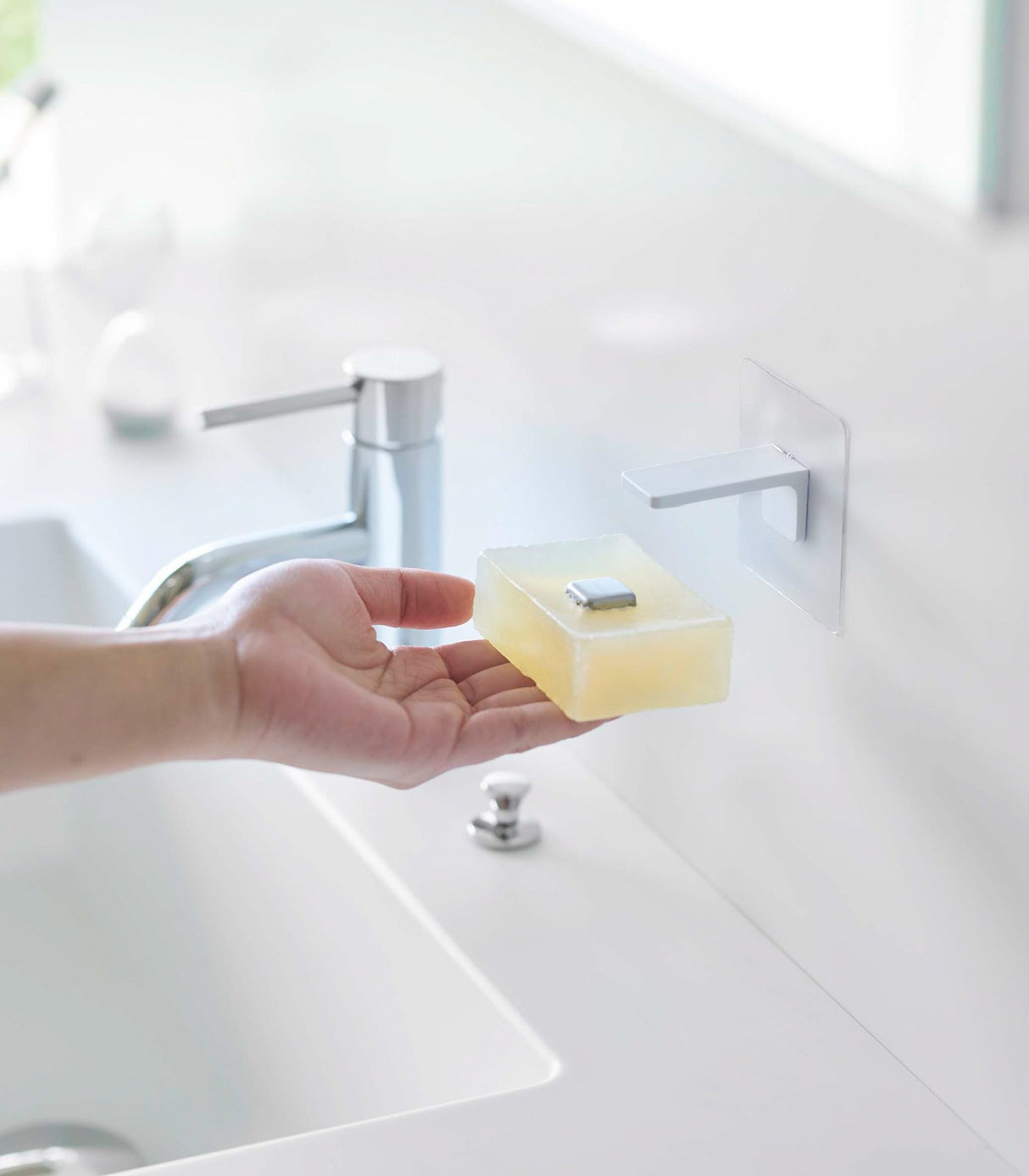 Traceless Adhesive Magnetic Soap Holder from Yamazaki Home
