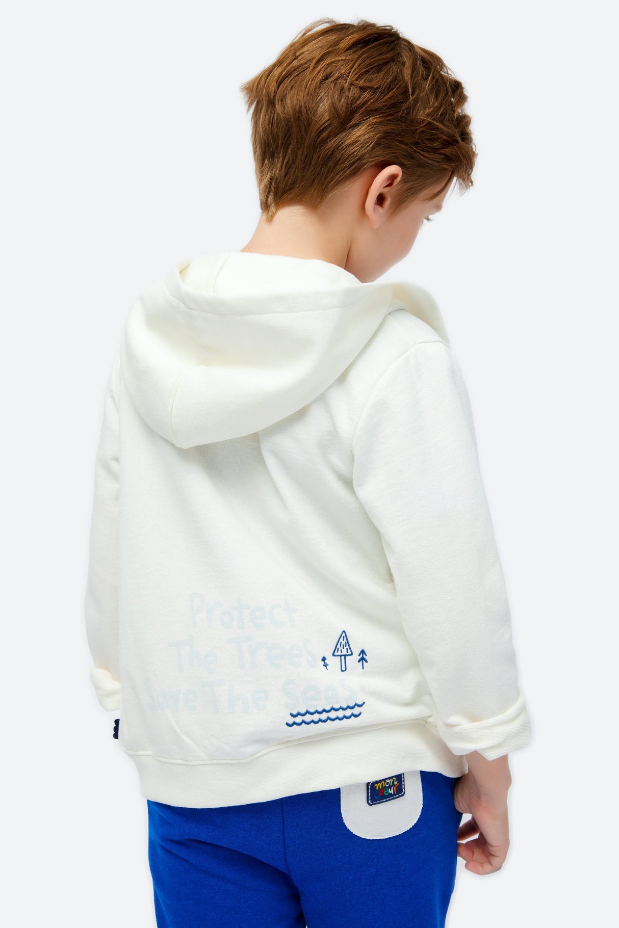 Protect The Trees Hoodie - White from Manymoons