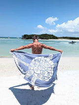 Galapagos Turtle Bleue - Turkish Towel from Sun Drunk
