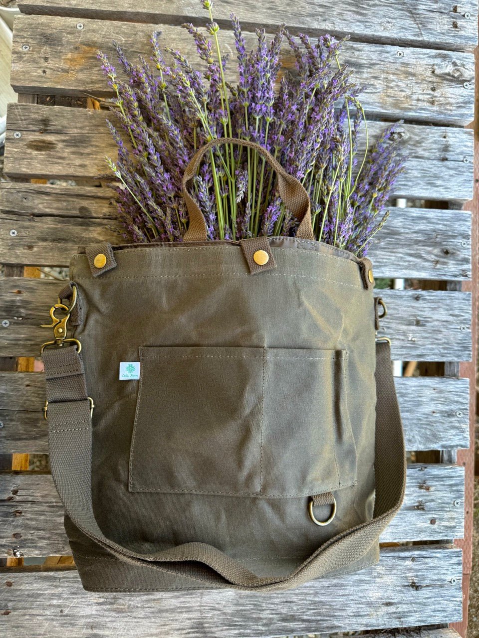Gardener's Multipurpose Shoulder Bag  | For Tools, the Market or Harvest from The Celtic Farm