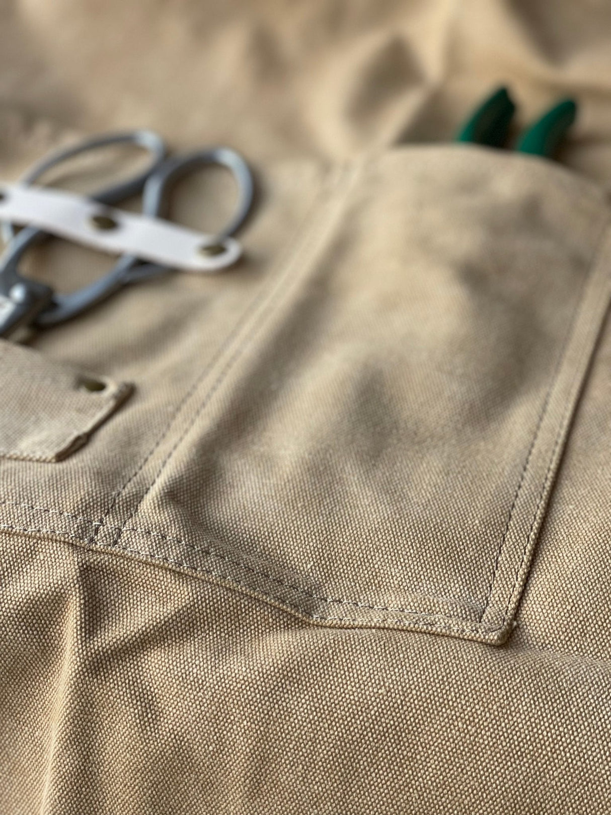 Gardening Apron - Waxed Canvas Apron with Pockets From The Celtic Farm