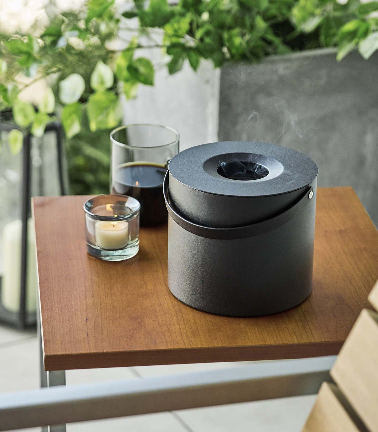Mosquito Repellant Coil Holder or Storage Case - Steel from Yamazaki Home