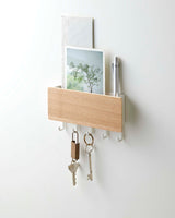 Magnetic Key Rack - Steel + Wood from Yamazaki Home