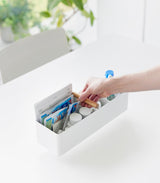 Slim Storage Box - Steel + Wood from Yamazaki Home