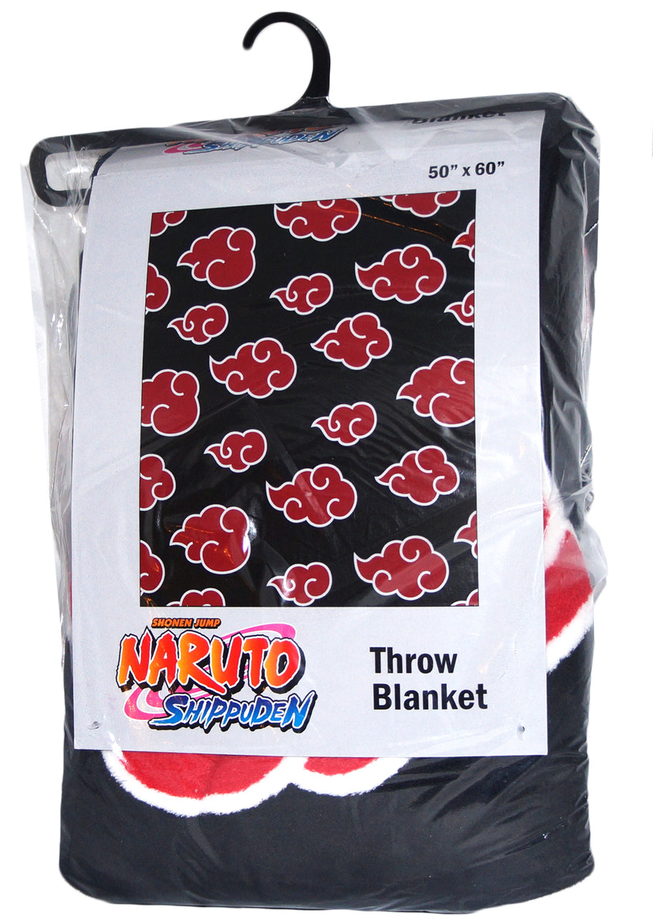 Naruto Shippuden Anti Leaf Clouds Akatsuki Throw Blanket 50in By 60in From Your Favorite T Shirts