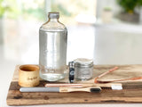 Replaceable Bamboo Toothbrush Aluminum Handle - Soft White Bristles from Lucky Teeth