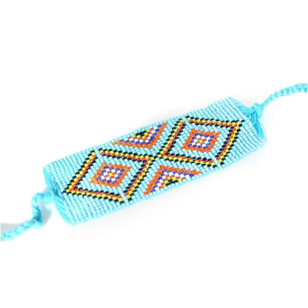 Geometric Beaded Cuff from SLATE + SALT