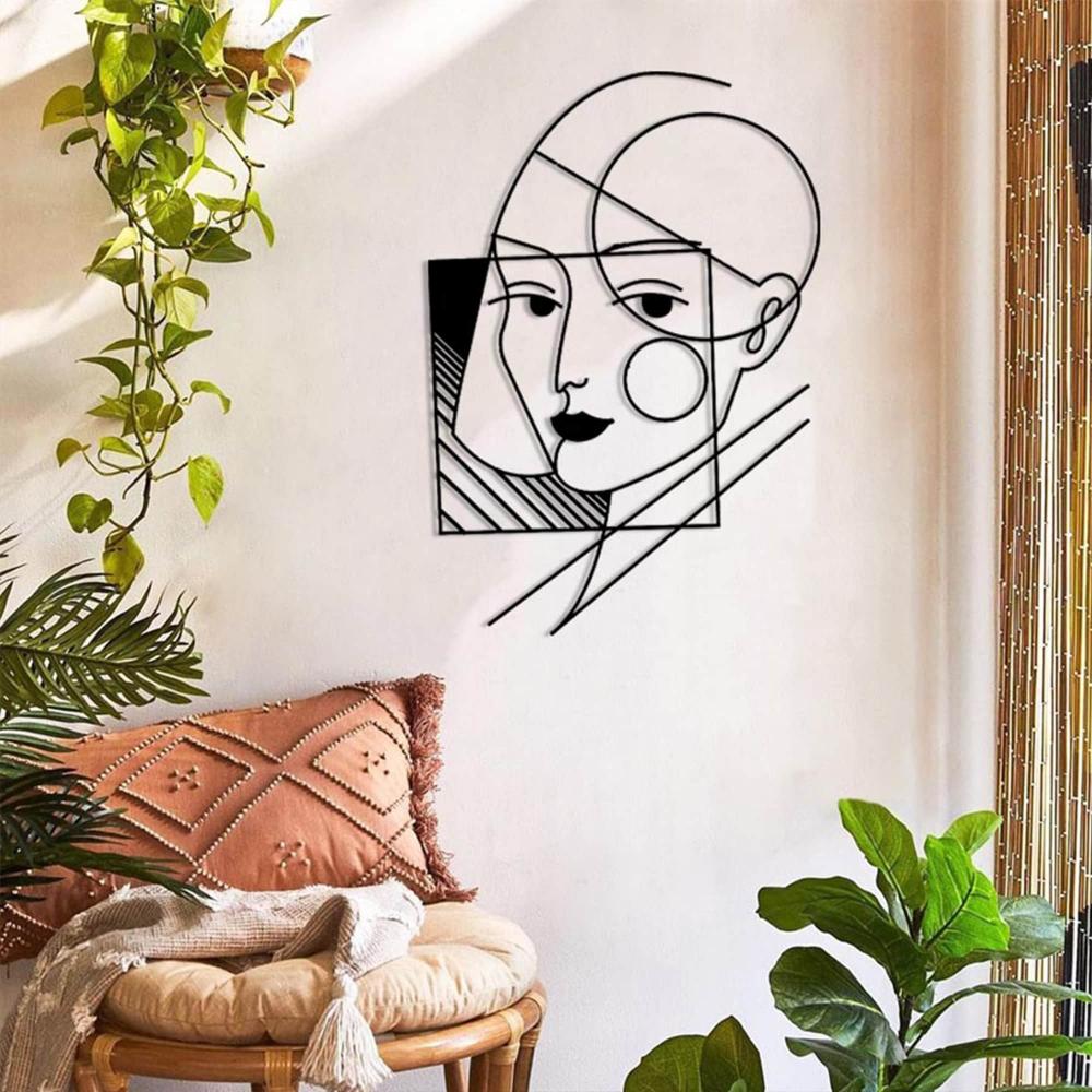 Geometric Lady Wall Art from VITAHOME DESIGN LLC