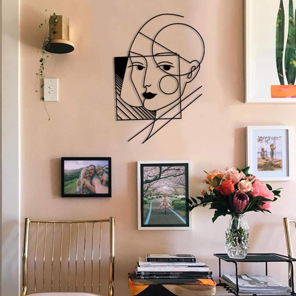 Geometric Lady Wall Art from VITAHOME DESIGN LLC