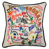Georgia Hand-Embroidered Pillow from Quirks!