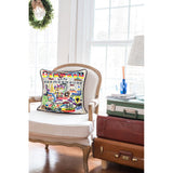 Germany Hand-Embroidered Pillow from Quirks!