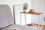 End Table (22" H)  - Steel + Wood from Yamazaki Home