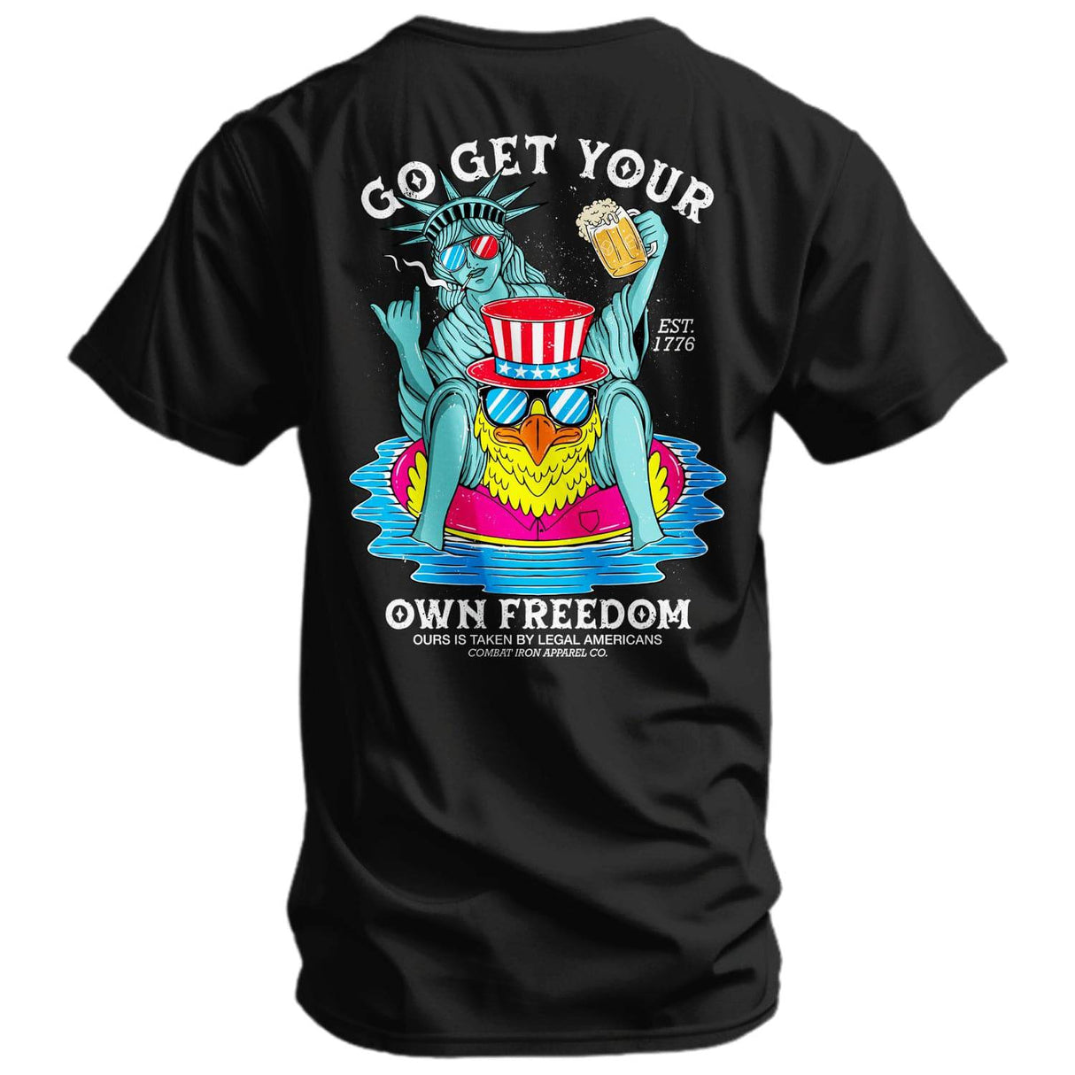 Get Your Own Freedom Men's T-Shirt From Combat Iron Apparel