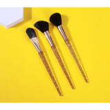 Gold Flakes 3 piece Brush Set from Prolux Cosmetics