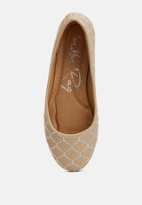 Gia Rhinestone Embellished Women'S Ballerinas from London Rag International