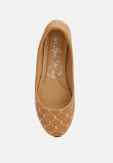 Gia Rhinestone Embellished Women'S Ballerinas from London Rag International