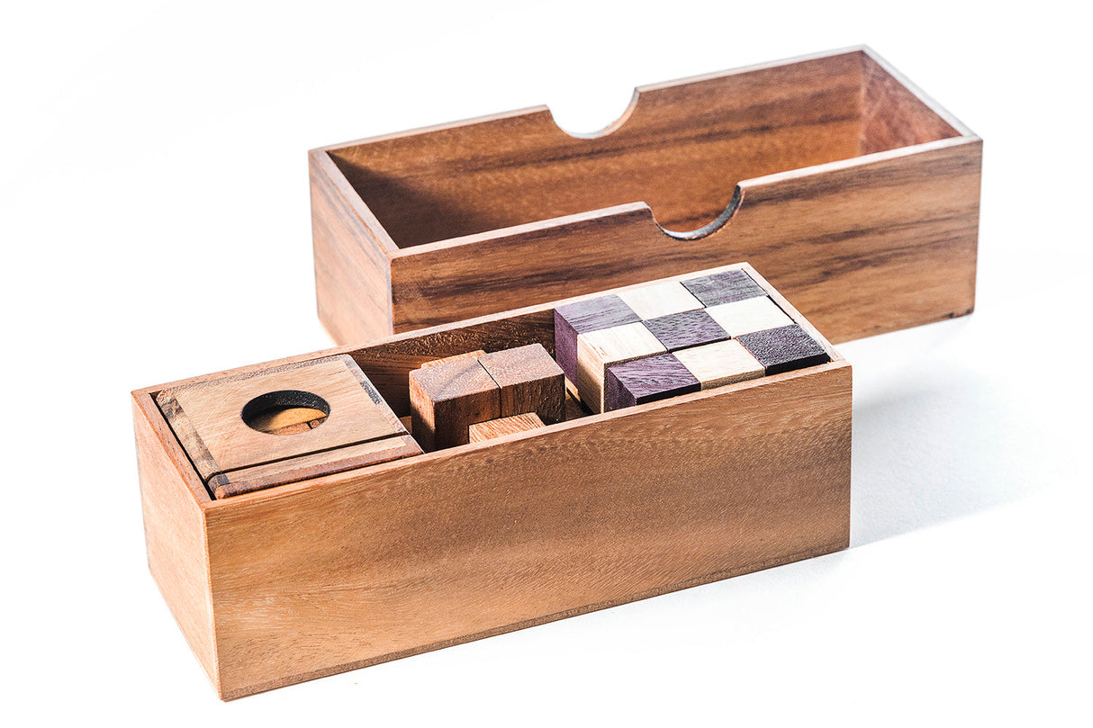 3 Brain Teaser Puzzle Gift Set from Kubiya Games