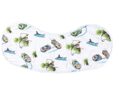 Gift Set: Alabama Baby Muslin Swaddle Blanket and Burp Cloth/Bib Combo from Little Hometown