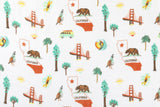 Gift Set: California Baby Muslin Swaddle Blanket and Burp Cloth/Bib Combo from Little Hometown