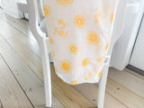 Gift Set: Hey Y'all Baby Muslin Swaddle Blanket and Burp Cloth/Bib Combo from Little Hometown