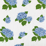 Gift Set: Hydrangeas Baby Muslin Swaddle Blanket and Burp Cloth/Bib Combo from Little Hometown